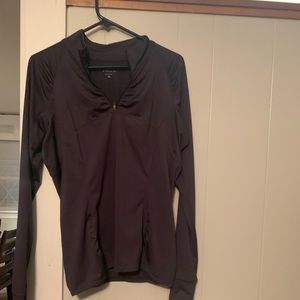 Long sleeved nylon running jacket sz XL